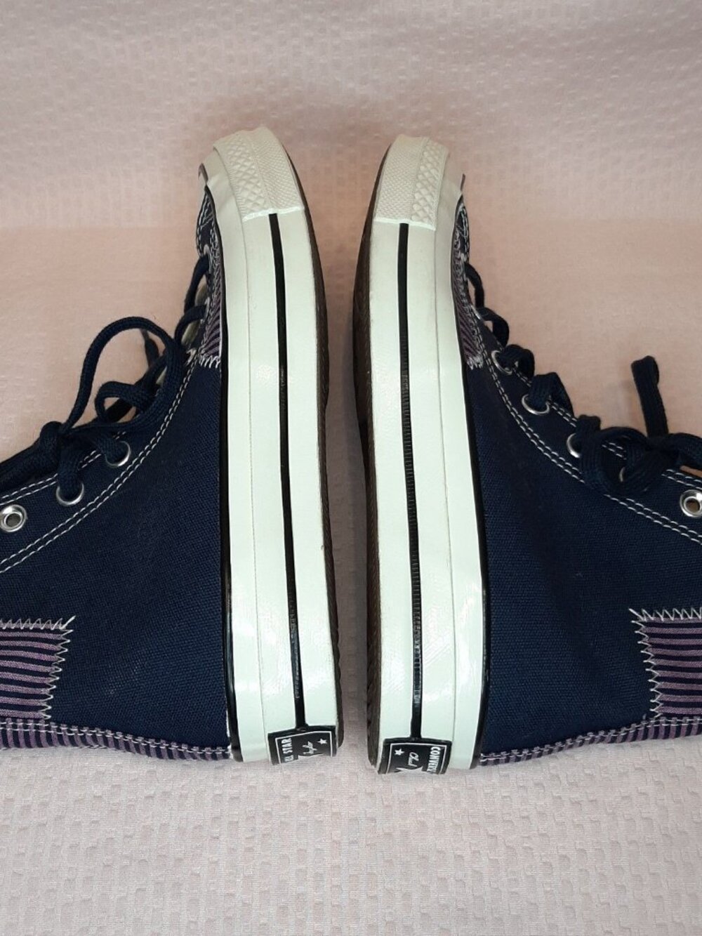 CONVERSE NAUTICAL PREP Obsidian Women Size 7 Chuck Taylor High Top Sneakers - Picture 6 of 9